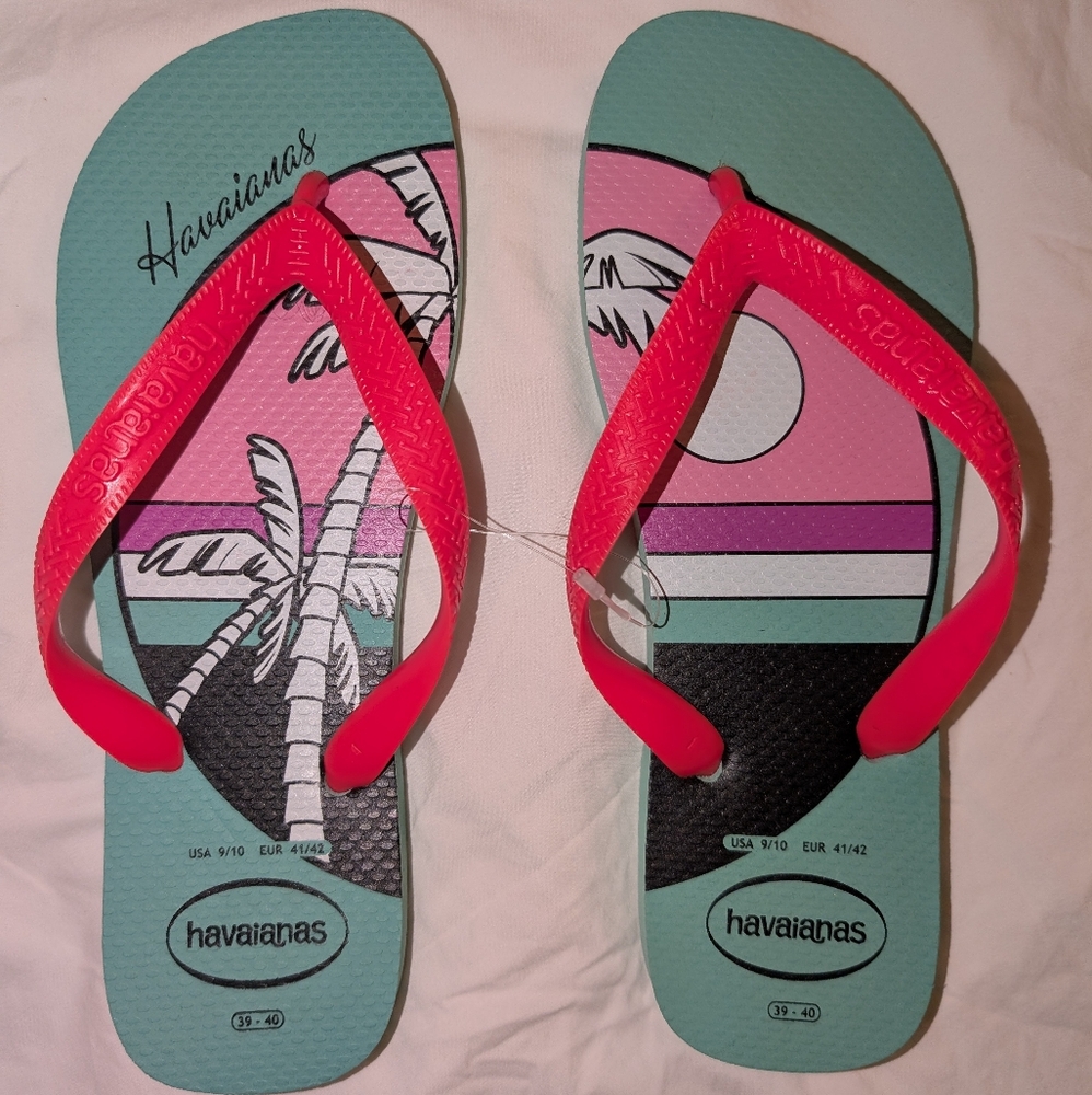 New Never Used - Havaianas flip flops - US 9/10 - Picture 2 of 7